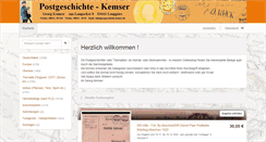 Desktop Screenshot of postgeschichte-kemser.com