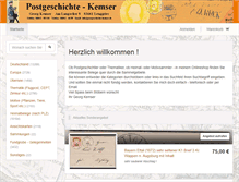 Tablet Screenshot of postgeschichte-kemser.com