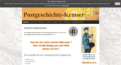 Desktop Screenshot of postgeschichte-kemser.de