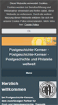 Mobile Screenshot of postgeschichte-kemser.de