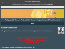 Tablet Screenshot of postgeschichte-kemser.de